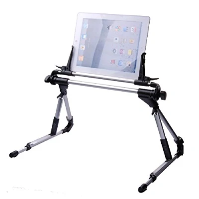 Immagine di AUSSEL SUPPORTO UNIVERSALE CELLULARE TABLET E READER PIEGHEVOLE LETTO STAND PORTATILE
