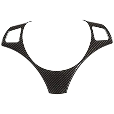 Immagine di YIWANG In Fibra di Carbonio Stile ABS Cromato Accessori Auto Volante Decorazione Copertura 1Pc Per 1 Serie 3 E82 E87 E90 E92 E93