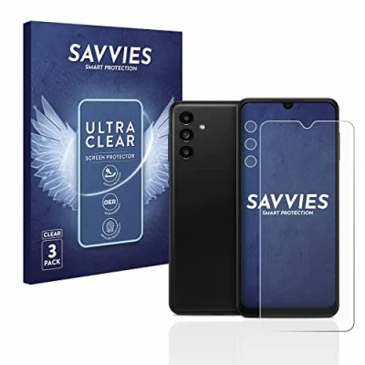 Immagine di savvies (6 Pezzi Pellicola Protettiva per Samsung Galaxy A13 5G (Fronte+Fotocamera) Protezione Schermo Trasparente