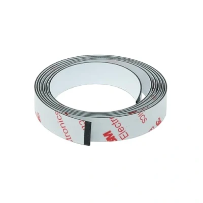 Immagine di Ferroflex® 12,5mm Largo 3 M Di Autoadesiva E Brillantezza Bianca Ferrosa Per Pareti, Ufficio, Casa Creazione Magneti Superfici Istantanee Attiveranno Fino A 1 Metro Lunghezza