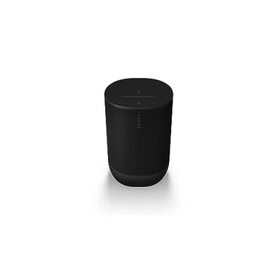 Immagine di Sonos Move 2 Speaker portatile wireless con Wi Fi, Bluetooth, Amazon Alexa, 24 ore di autonomia della batteria, base ricarica Nero