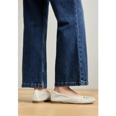 Immagine di Tamaris Damen 1 22116 41, Ballerine Donna, White Struct, 38 EU
