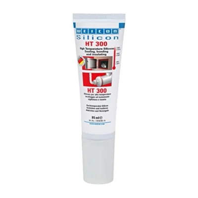 Immagine di WEICON Silicone HT 300 85 ml rosso adesivo universale resistente alle alte temperature