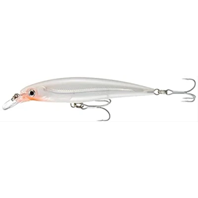 Immagine di Rapala Esca con Ami Due N. 2, 1.2 2.4m di Profondità Nuoto, 12cm Dimensioni, Ghost Vetro