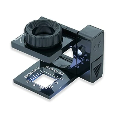 Immagine di Carson linentest messa a fuoco lente d&#039; ingrandimento con illuminazione LED (LT 10)