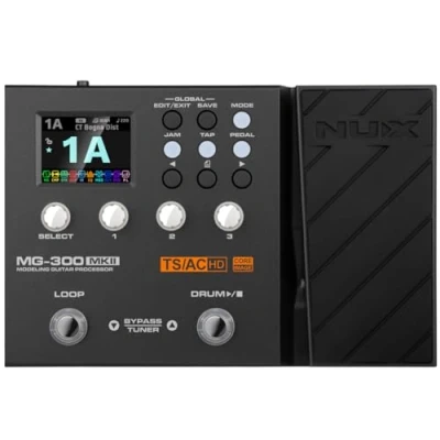 Immagine di NUX MG 300 MKII Pedale Multi Effetti, 36 IRs, 27 AMP, 45 I/O versatile, Live Streaming