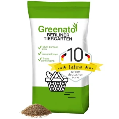 Immagine di semi di prato Greenato Berliner Tiergarten 10 kg, ornamentale, prato, erba, erba unità imballaggio a scelta tra 1 30 kg