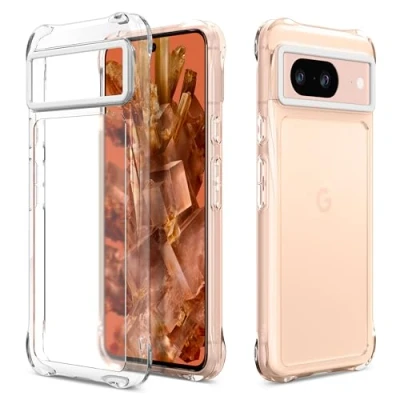 Immagine di CYRILL Spigen UltraSheer Cover Compatibile con Google Pixel 8 5G (2023) Trasparente Opaco