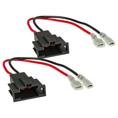 Immagine di tomzz Audio 7103 003 2 Set di adattatori per altoparlanti a DIN compatibile con Audi A4 A6 Q5 Q7 TT da 2018 Seat Leon