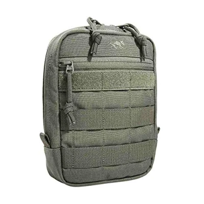 Immagine di Tasmanian Tiger TT Tac Pouch 5 Zaino aggiuntivo per accessori EDC, compatibile con Molle, copertura impermeabile, 20 x 15 cm (verde oliva grezzo IRR)