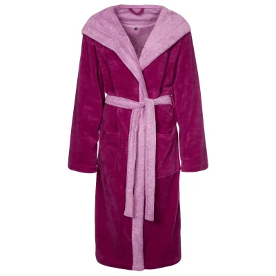 Immagine di Vossen Poppy Unisex Accappatoio, Taglia: Large, Cranberry