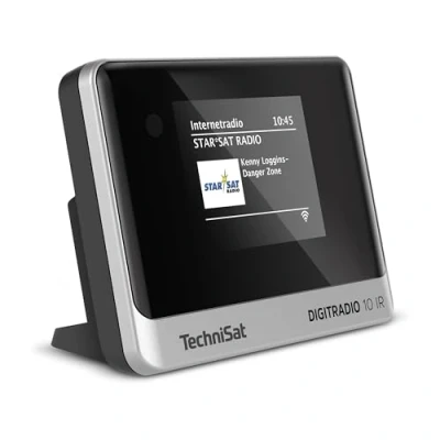 Immagine di TechniSat DIGITRADIO 10 IR Radio Internet da tavolo Internet, DAB+, FM Bluetooth, WLAN, Internetradio incl. telecomando, Spotify Nero / Argento