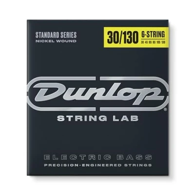 Immagine di Dunlop DBN40100 nichel rivestito corde per basso, luce, Standard scale, 30 130, Set 6