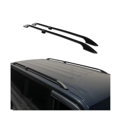 Immagine di Barre portapacchi compatibili con Mercedes Vito W639 W447 2003 2023 L2 interasse lungo alluminio nero