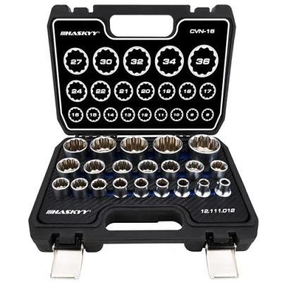 Immagine di HASKYY® Cassetta con set di chiavi a bussola, 8 36 mm