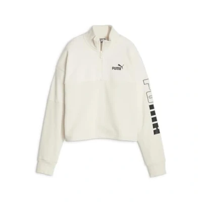 Immagine di Puma Power HIGH NECK CREW Winterized Felpa in pile, Donna, Taglia: Large, Alpine snow