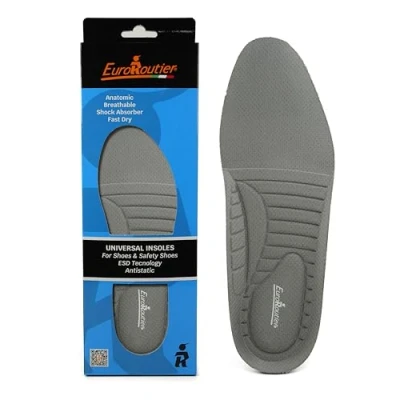 Immagine di Solette Universali Antistatiche ESD, Plantari Comfort per Tutte le Scarpe (48 EU)