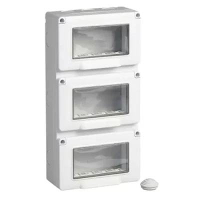 Immagine di Vimar Plana Scatole di Superficie Contenitore Ip55 12 modulo 4 x 3 Verticale