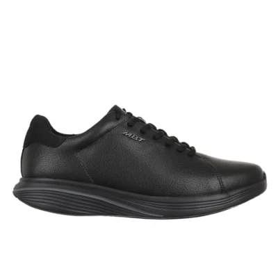 Immagine di MBT Kuni Lace UP Sneakers Sportive per Donna Stile Moderno Scarpe da Passeggio Anatomiche e Comode Calzature Fisiologiche Confort Stabilità con Suola Curva. Lacci. Colore Nero