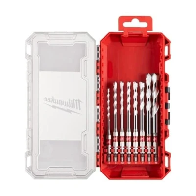 Immagine di Milwaukee Set di 8 punte per trapano universali multi materiale, 4 10 mm
