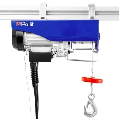 Immagine di Pallit Argano elettrico HOIST 50 kg/8 m 100 kg/4 incl. telecomando con cavo lungo 1,6 barra di sicurezza