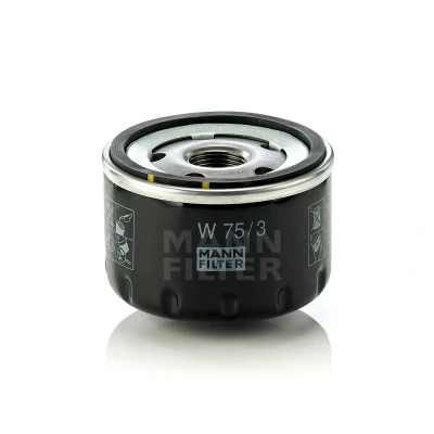 Immagine di MANN FILTER W 75/3 Filtro olio M 20 X 1.5 con una valvola blocco arretramento ad avvitamento RENAULT: SCENIC 2, MEGANE 3 Grandtour
