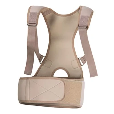 Immagine di Vitalmaxx Correttore per schiena S/M, con bretelle regolabili, materiale morbido e flessibile un migliore comfort sostegno a breve termine della postura [caucciù cloropren]