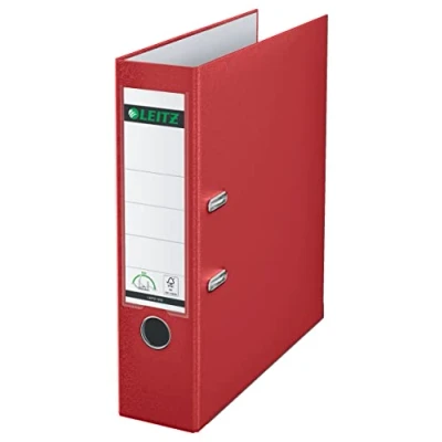 Immagine di Leitz Raccoglitore 1010 DIN A4 Larghezza dorso: 80 mm Rosso 2 archetti 10105025