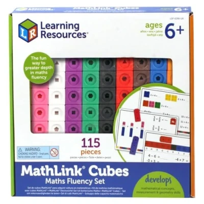 Immagine di Learning Resources Set di cubi Mathlink per lo sviluppo delle capacità matematiche