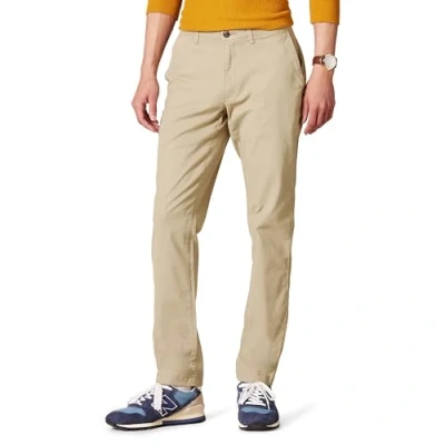 Immagine di Amazon Essentials Pantaloni Chino Elasticizzati Casual vestibilità Skinny Uomo, Marrone Kaki, 40W / 28L