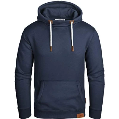 Immagine di Grin&amp;Bear Uomo Felpa con Cappucio Blu Navy, XL, GEC470
