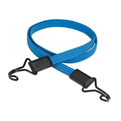 Immagine di Master Lock 3226EURDAT Cinghia Elastica con Ganci [Cavo 120 cm] [Gancio Invertito] Ideale per Giardinaggio, Trasporto, Trasloco, Campeggio