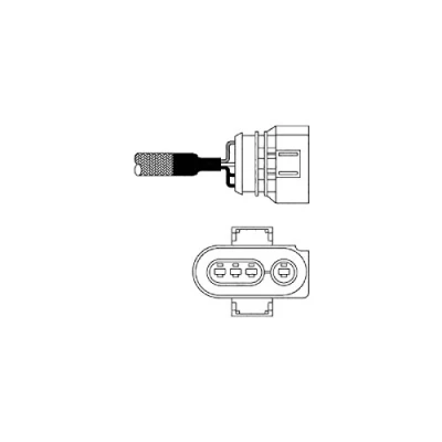 Immagine di DELPHI ES10980 12B1 Sonda lambda a dito, riscaldato AUDI: A3 Hatchback, A4 B5 Avant, A6 C5 VOLKSWAGEN: Polo III Hatchback
