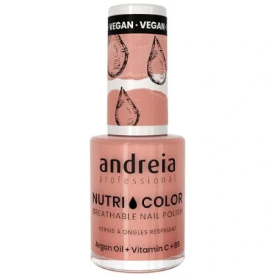 Immagine di Andreia Professional NutriColor Smalto per unghie Vegan Traspirante Colore NC7 Rosa 10.5ml