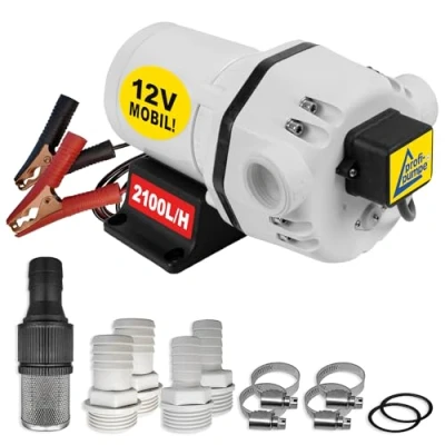 Immagine di Pompa AdBlue® urea 12V Set rifornimento a membrana chimica Potente motore elettrico autoadescante con avvolgimento in rame ulteriore risparmio!