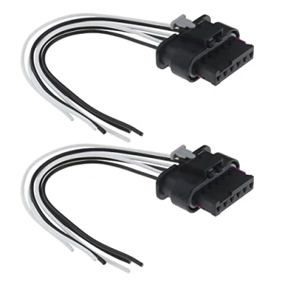 Immagine di Cablaggio di Collegamento Fanale Posteriore da 2 Pezzi a 6 Pin Ricambio 61132359993 Compatibile con BMW F20 F21 F22 F23 F28 M2 F30 F31 Serie 1&#039;2&#039;3&#039;4&#039; del Connettore della Lampada Coda