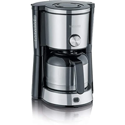 Immagine di Severin KA 4845 TYPE SWITCH Macchina per il caffè acciaio inox, Nero Capacità tazze=8 Isolato