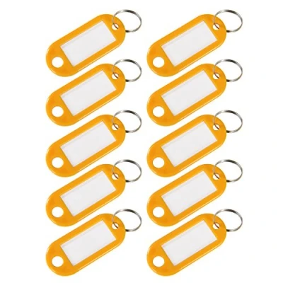 Immagine di HMF 1900 17, 10 x Portachiavi grandi per Cassetta Portachiavi, Armadietto Chiave, colore giallo