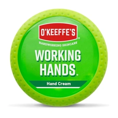 Immagine di O&#039;Keeffe&#039;s Working Hands, 96 g crogiolo Crema mani per estremamente secche e screpolate Aumenta immediatamente il contenuto di umidità, forma uno strato protettivo previene la perdita