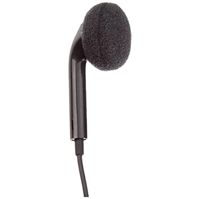 Immagine di SYSTEM S einohr Mono Headset Cuffie con Telecomando per Smartphone Cellulare Tablet PC Nero