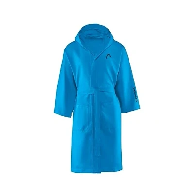 Immagine di Osama Home Head Active Cappuccio e Tasche, Microfibra Leggero a Rapida Asciugatura Accappatoio Donna Uomo Morbido, Assorbente Salvaspazio, Taglia L, Uniform Blue