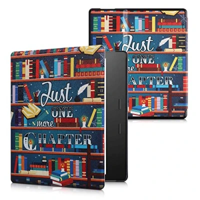 Immagine di kwmobile Custodia eReader Compatibile con Amazon Kindle Oasis 10. Generation Cover eBook Reader Flip Case multicolore Ancora un Capitolo