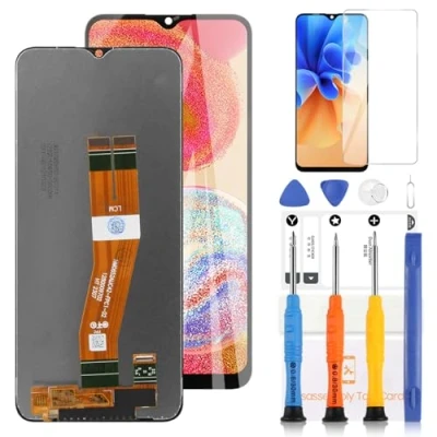 Immagine di TFT Schermo LCD per Samsung Galaxy A04e A042 Display SM A042F Touch Screen Digitizer Assembly Parti di Riparazione con Strumenti(Nero)