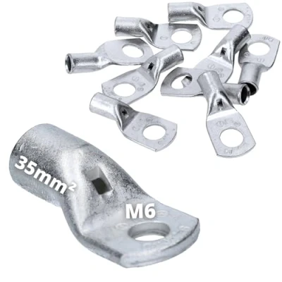 Immagine di 10 pezzi Cembre A7 della scarpa m6 tubo cavo 35 mm² unisoliert in rame stagnato