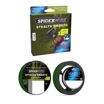 Immagine di SpiderWire Stealth Smooth 8 and Berkley FC Duo Spool 0,13mm &amp; 0,40mm Trecciato