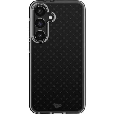 Immagine di tech21 Evo Check S24 Plus Custodia per Samsung Galaxy S24+, protezione contro le cadute, colore: Nero fumo