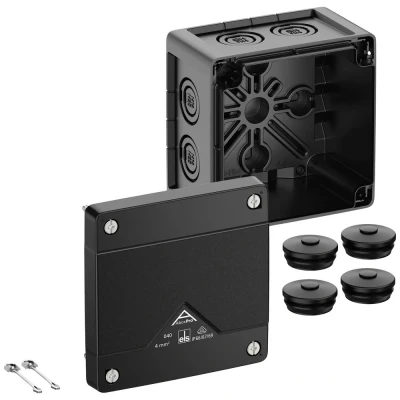Immagine di Spelsberg 40400001 Cassetta di derivazione (L x L A) 102 70 mm Nero IP66, IP67, IP69 1 pz.