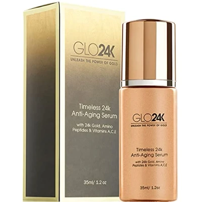 Immagine di GLO24K Siero anti età in oro 24k con vitamine C ed E