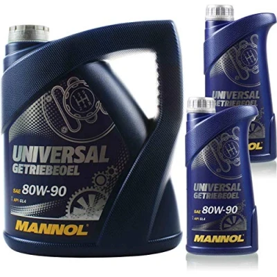 Immagine di Olio per trasmissione originale MANNOL 80W 90 API GL 4 da 6 litri