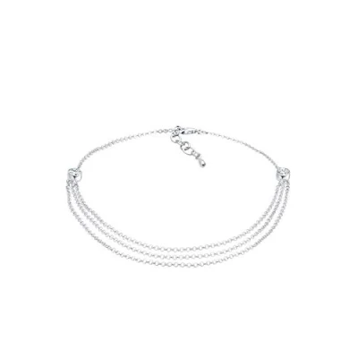 Immagine di Elli Donna 925 argento Rotonda bianco Cristallo
